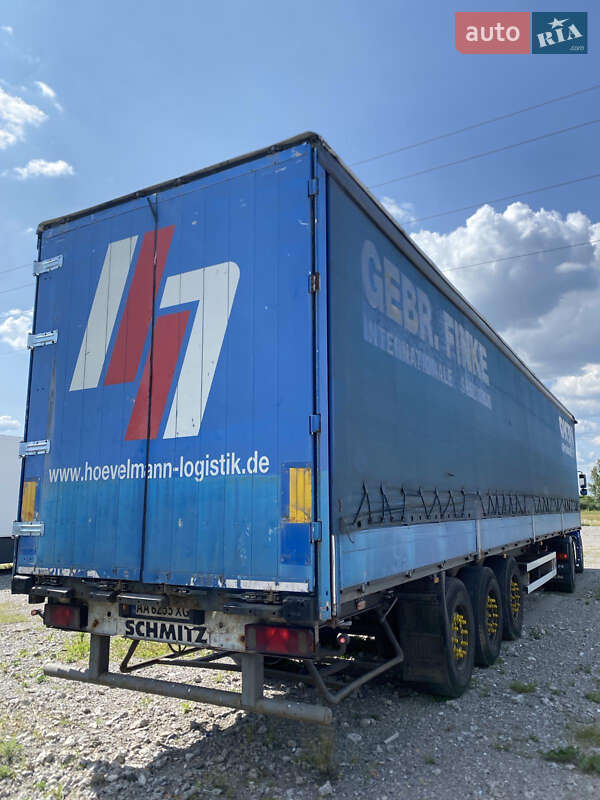 Тентованный борт (штора) - полуприцеп Schmitz Cargobull S01 2002 в Бородянке