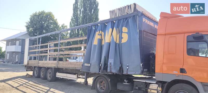 Тентованный борт (штора) - полуприцеп Schmitz Cargobull S01 1998 в 