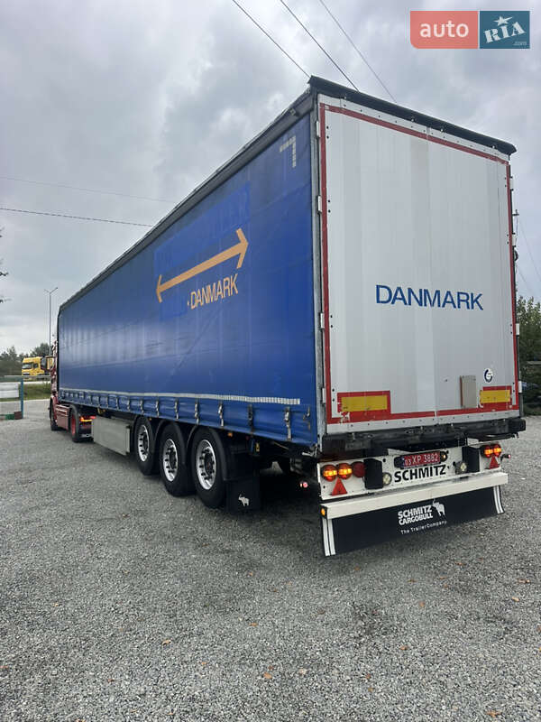 Тентованный борт (штора) - полуприцеп Schmitz Cargobull S01 2015 в Житомире