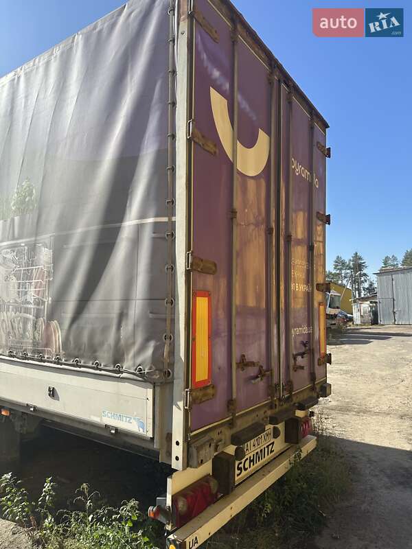 Тентованный борт (штора) - полуприцеп Schmitz Cargobull S01 2007 в Киеве