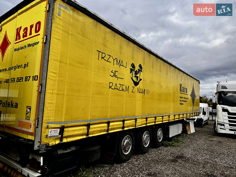 Тентований борт (штора) - напівпричіп Schmitz Cargobull S01 2011 в 