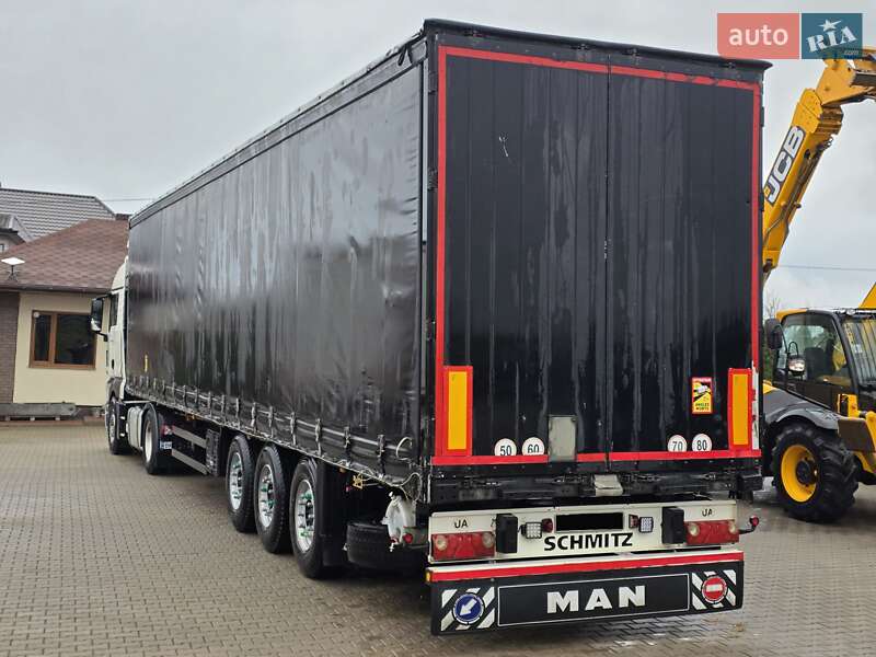 Тентований борт (штора) - напівпричіп Schmitz Cargobull S01 2007 в Рівному
