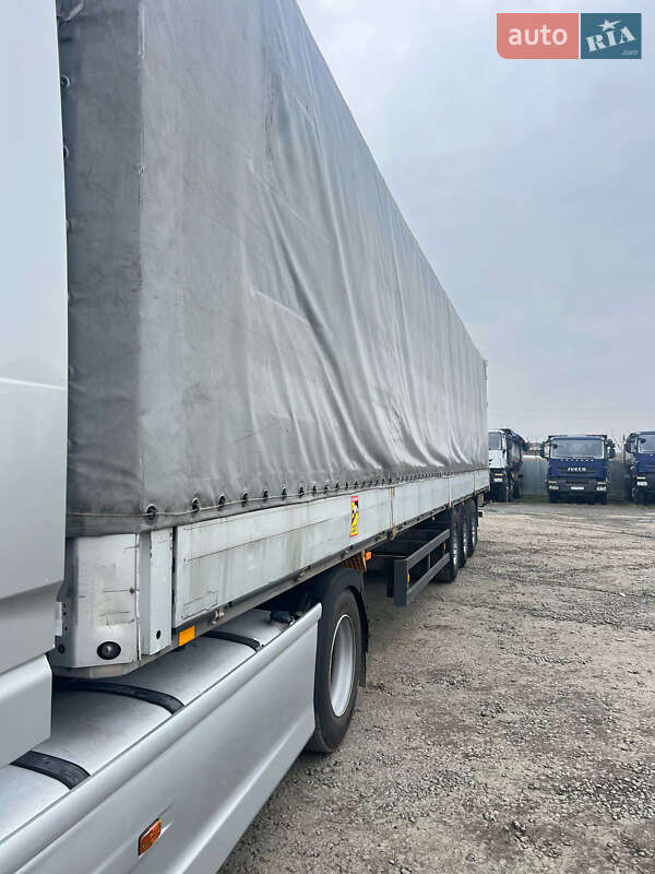 Тентований борт (штора) - напівпричіп Schmitz Cargobull S01 2003 в Луцьку