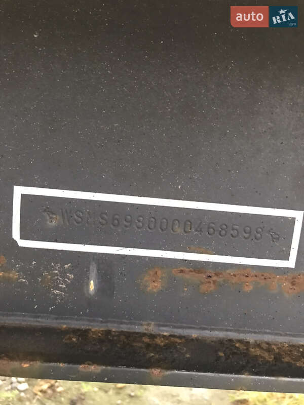 Тентований борт (штора) - напівпричіп Schmitz Cargobull S01 1999 в Обухові