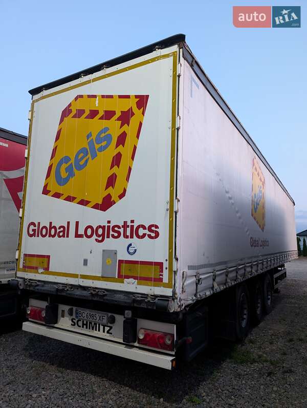 Тентованный борт (штора) - полуприцеп Schmitz Cargobull S01 2012 в Стрые
