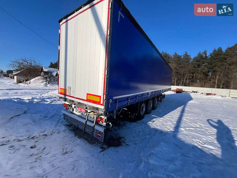 Тентований борт (штора) - напівпричіп Schmitz Cargobull S01 2016 в Житомирі