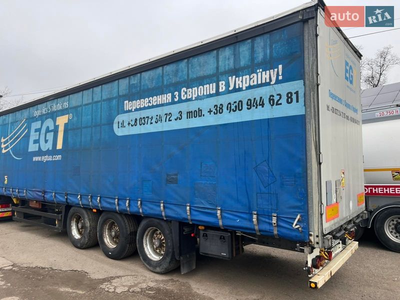 Тентованный борт (штора) - полуприцеп Schmitz Cargobull S01 2007 в Черновцах