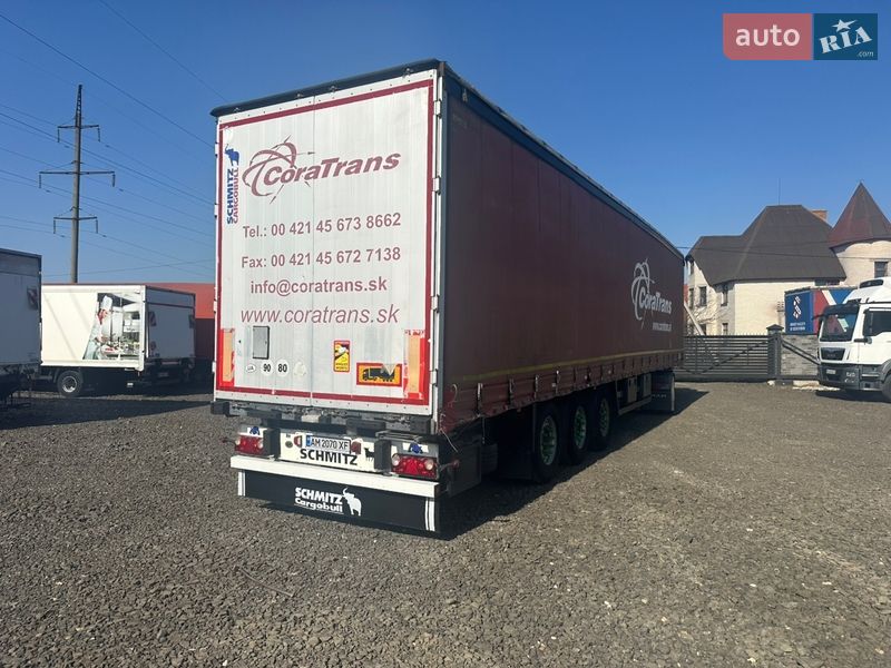 Тентованный борт (штора) - полуприцеп Schmitz Cargobull S01 2007 в Луцке