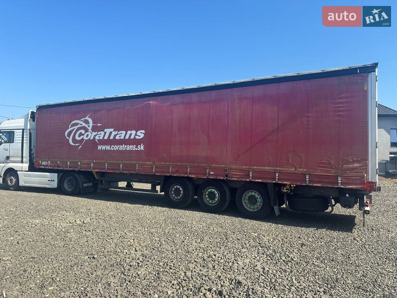 Тентованный борт (штора) - полуприцеп Schmitz Cargobull S01 2007 в Луцке