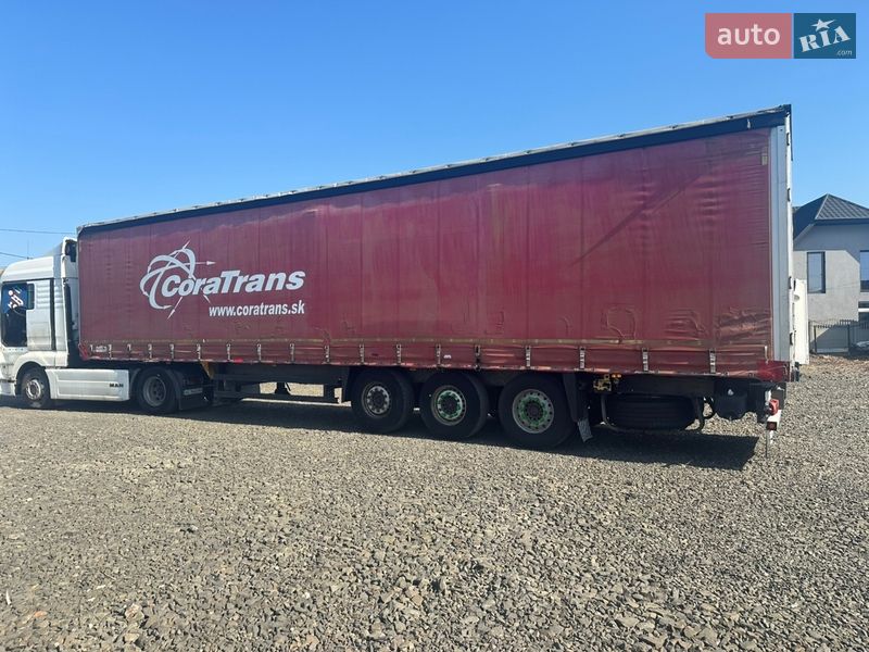 Тентованный борт (штора) - полуприцеп Schmitz Cargobull S01 2007 в Луцке