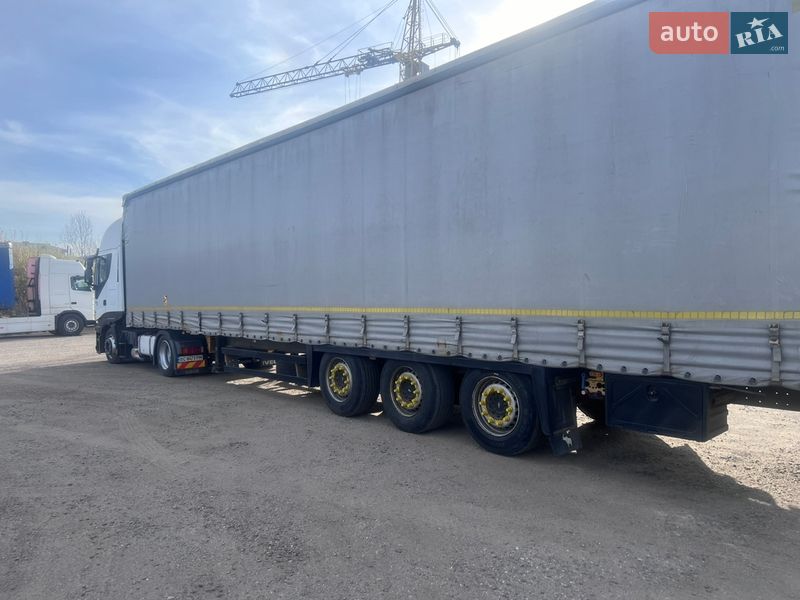 Тентований борт (штора) - напівпричіп Schmitz Cargobull S3 2008 в Львові