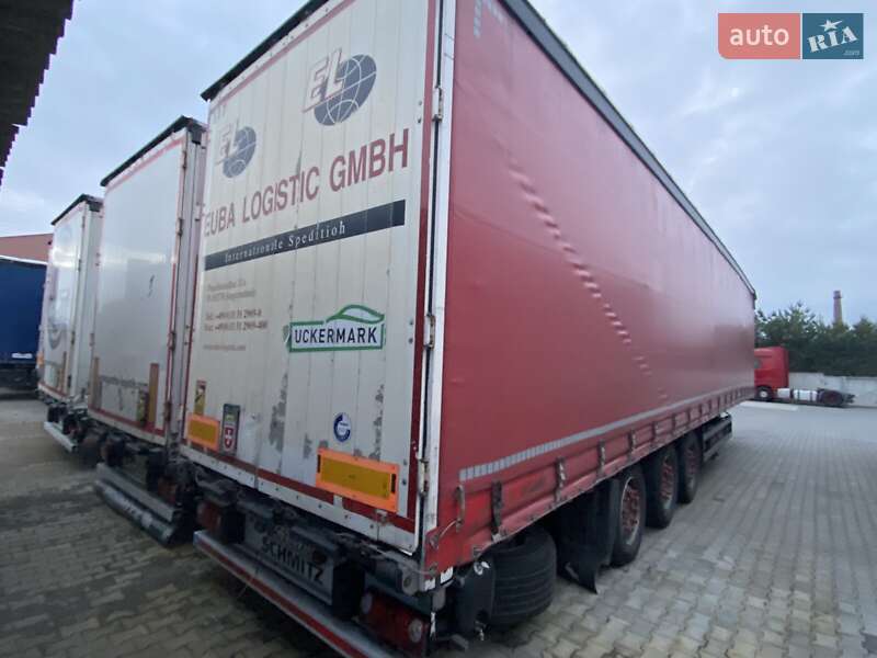 Тентованный борт (штора) - полуприцеп Schmitz Cargobull SAF 2008 в Луцке