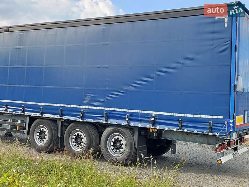 Тентованный борт (штора) - полуприцеп Schmitz Cargobull SAF 2014 в Луцке