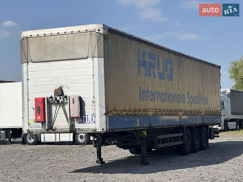 Тентований борт (штора) - напівпричіп Schmitz Cargobull SAF 2008 в 