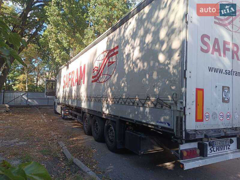 Тентованный борт (штора) - прицеп Schmitz Cargobull SAF 2008 в Броварах