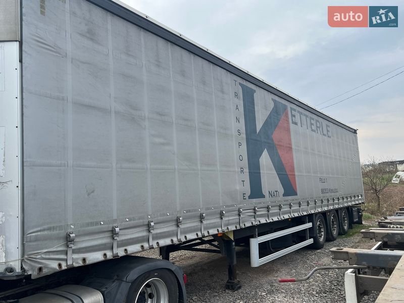 Тентованный борт (штора) - полуприцеп Schmitz Cargobull SAF 2013 в Ужгороде