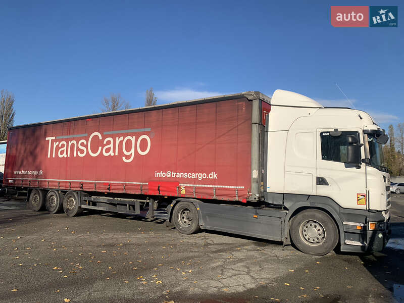 Тентований борт (штора) - напівпричіп Schmitz Cargobull SCB S3T 2014 в Києві