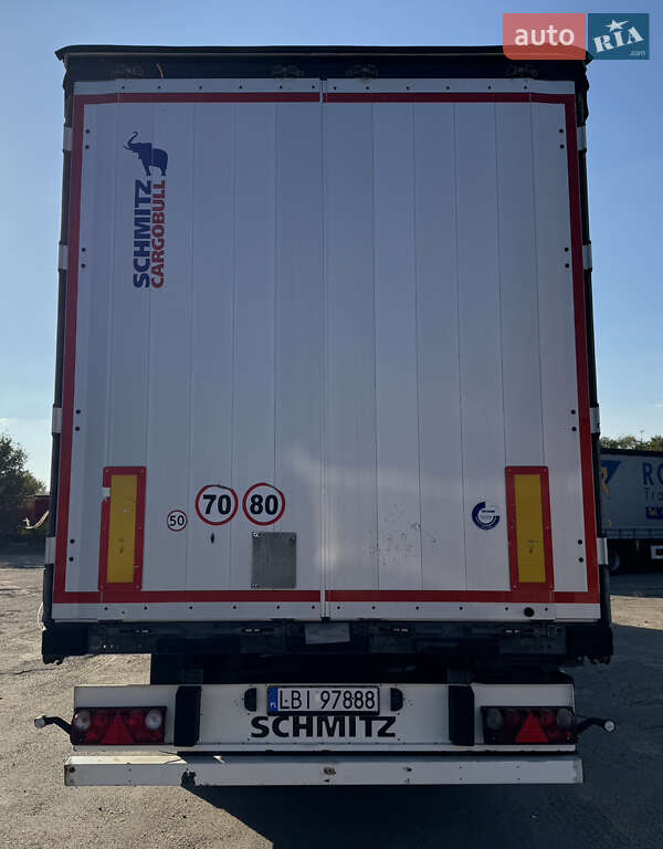 Тентований борт (штора) - напівпричіп Schmitz Cargobull SCB S3T 2014 в Рівному