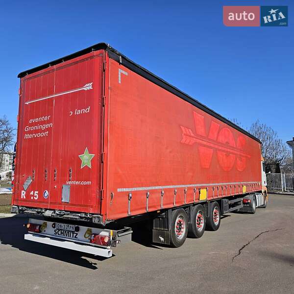 Тентований борт (штора) - напівпричіп Schmitz Cargobull SCB S3T 2015 в Кривому Розі