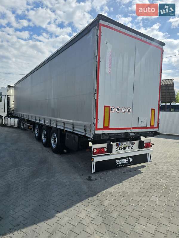 Тентованный борт (штора) - полуприцеп Schmitz Cargobull SCB S3T 2013 в 