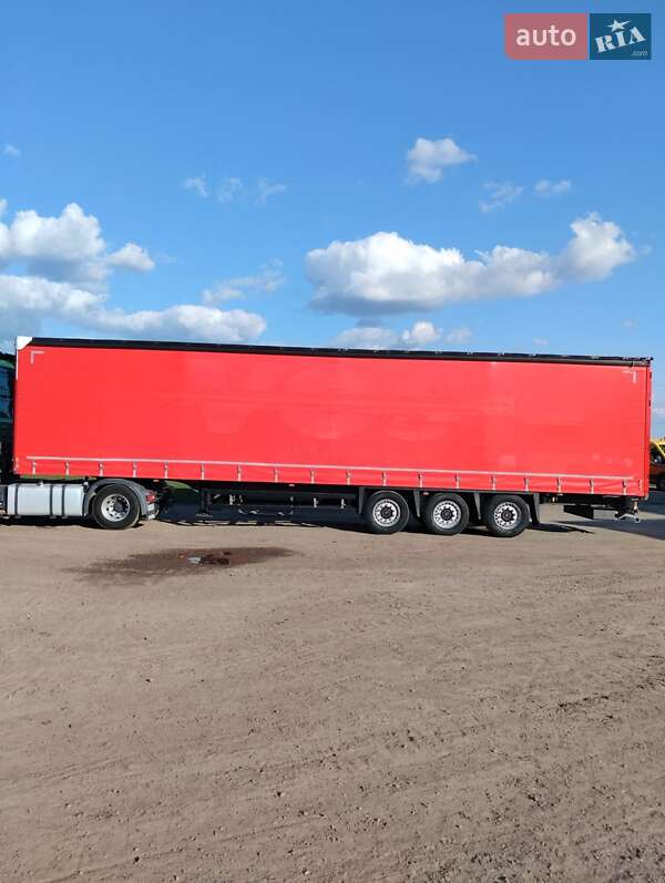 Тентований борт (штора) - напівпричіп Schmitz Cargobull SCB S3T 2016 в Шептицькому