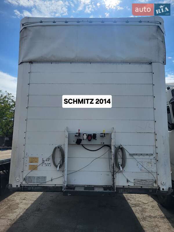 Тентований борт (штора) - напівпричіп Schmitz Cargobull SCB S3T 2014 в Чорноморську