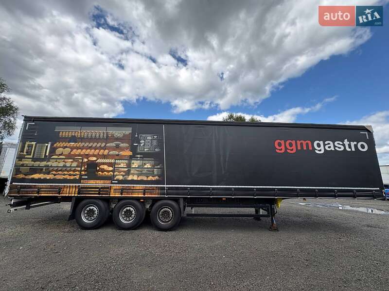 Тентований борт (штора) - напівпричіп Schmitz Cargobull SCB S3T 2016 в Ковелі