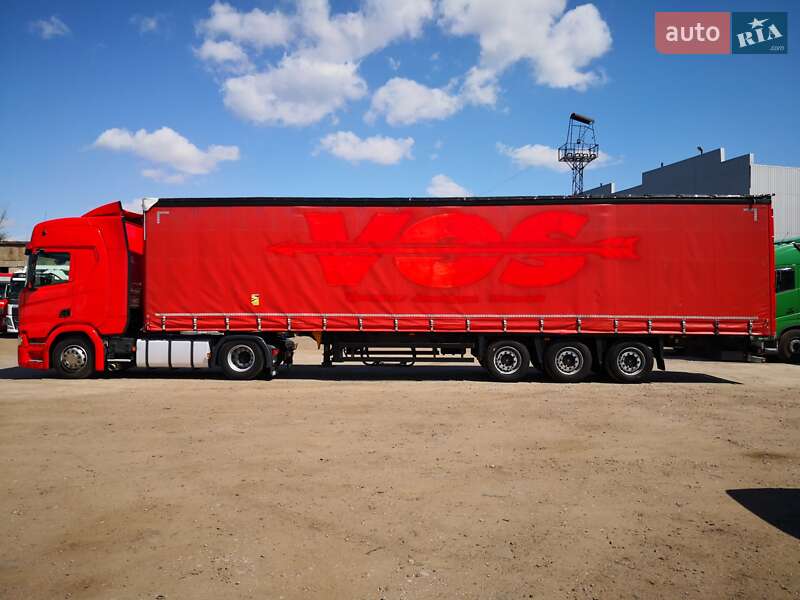 Тентований борт (штора) - напівпричіп Schmitz Cargobull SCB S3T 2016 в Кам'янському