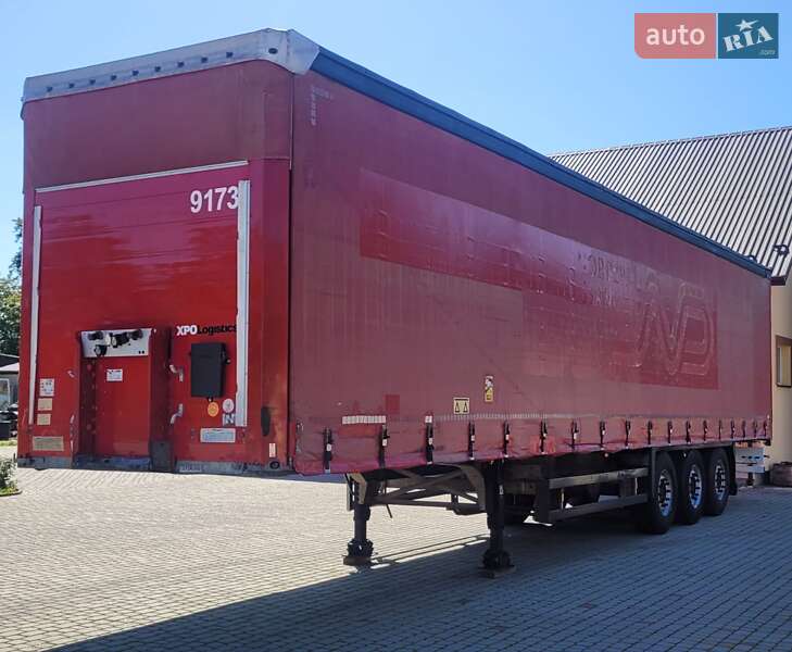 Тентований борт (штора) - напівпричіп Schmitz Cargobull SCB S3T 2012 в 