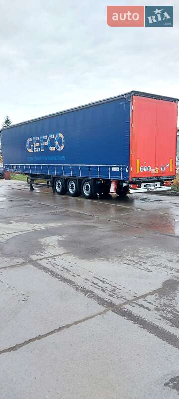Тентований борт (штора) - напівпричіп Schmitz Cargobull SCB S3T 2012 в Надвірній