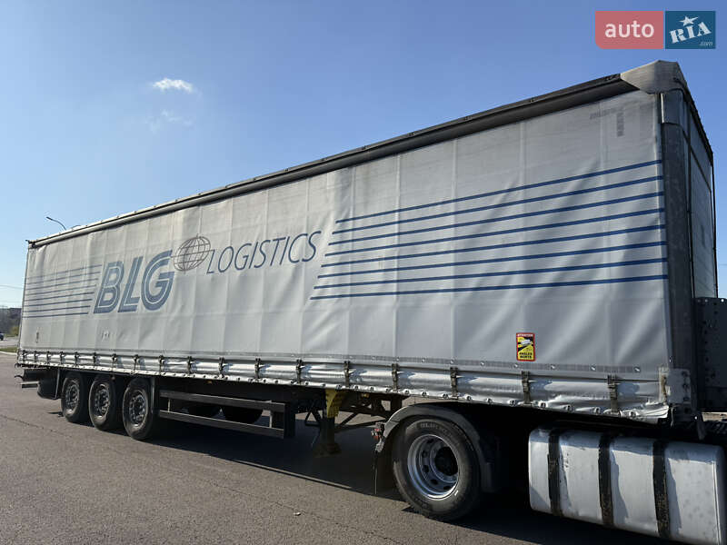 Тентований борт (штора) - напівпричіп Schmitz Cargobull SCB S3T 2016 в Луцьку