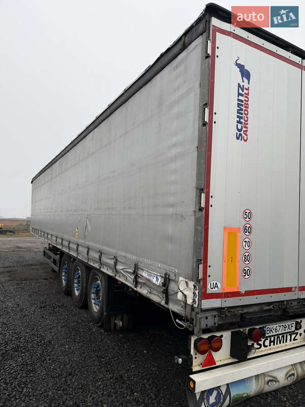Тентованный борт (штора) - полуприцеп Schmitz Cargobull Schutz 2016 в Сарнах