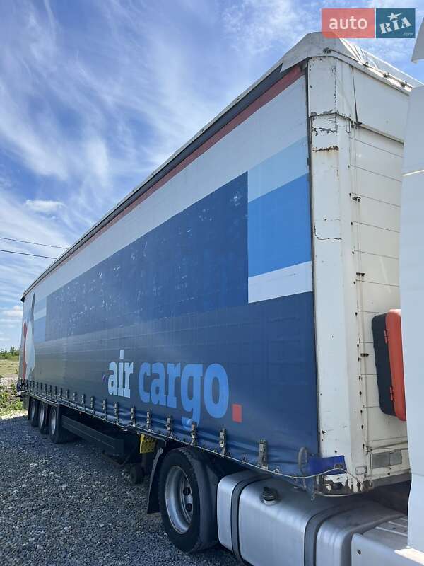 Тентований борт (штора) - напівпричіп Schmitz Cargobull SCS 24/L 2007 в Кам'янець-Подільському