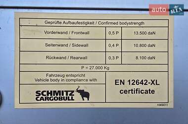 Тентованный борт (штора) - полуприцеп Schmitz Cargobull SCS 24/L 2016 в 