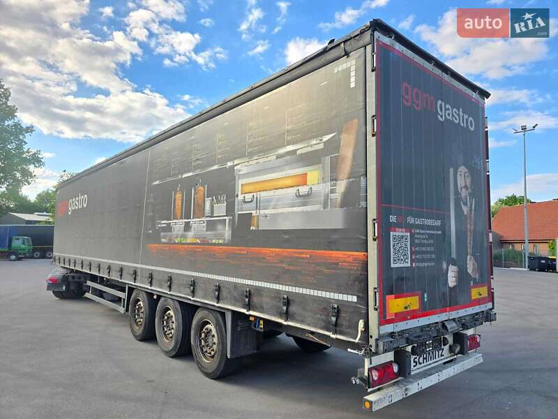 Тентований борт (штора) - напівпричіп Schmitz Cargobull SCS 24/L 2016 в Ковелі