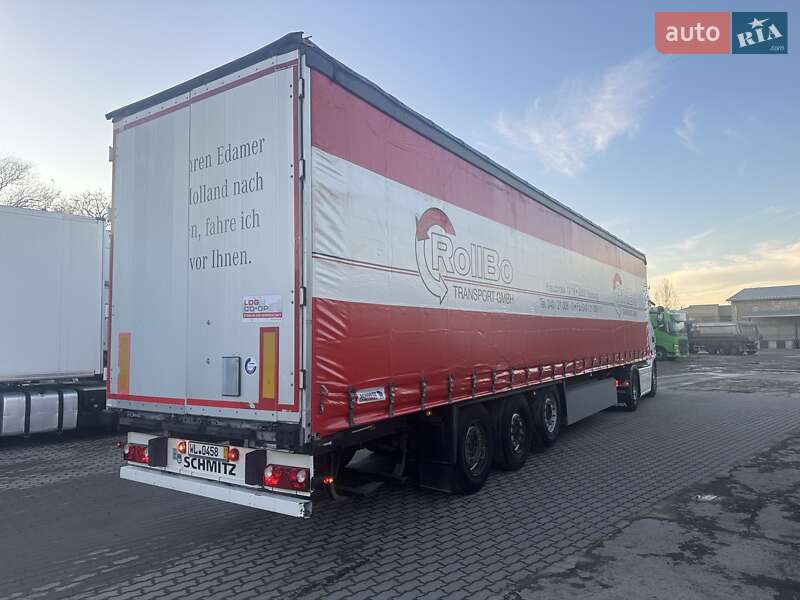 Тентованный борт (штора) - полуприцеп Schmitz Cargobull SCS 24/L 2014 в Калуше