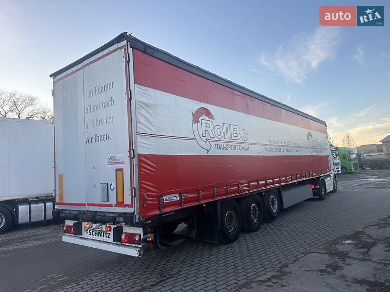 Тентованный борт (штора) - полуприцеп Schmitz Cargobull SCS 24/L 2014 в Калуше