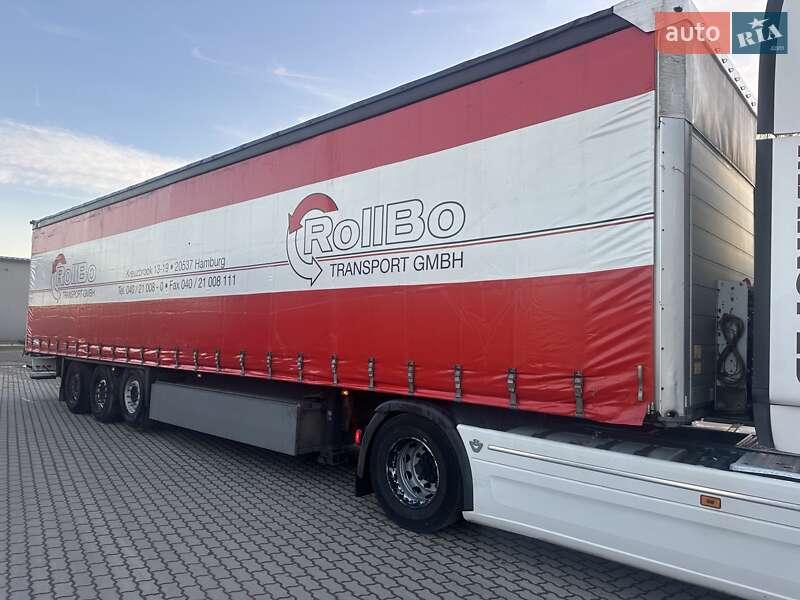 Тентованный борт (штора) - полуприцеп Schmitz Cargobull SCS 24/L 2014 в Калуше