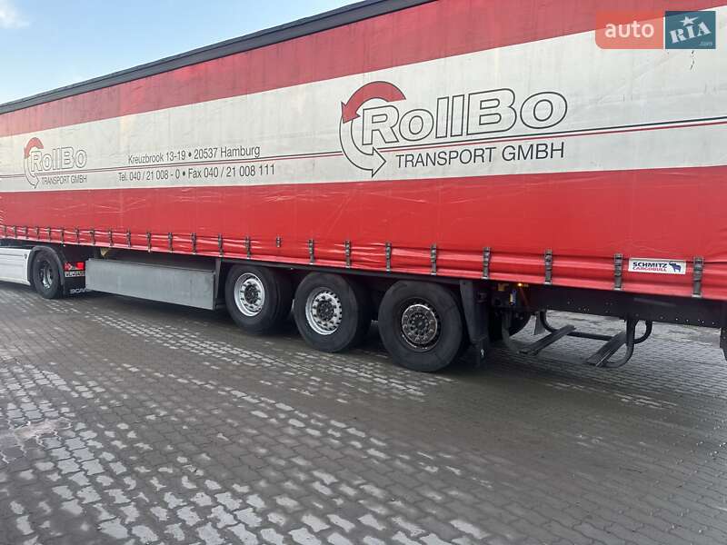 Тентованный борт (штора) - полуприцеп Schmitz Cargobull SCS 24/L 2014 в Калуше