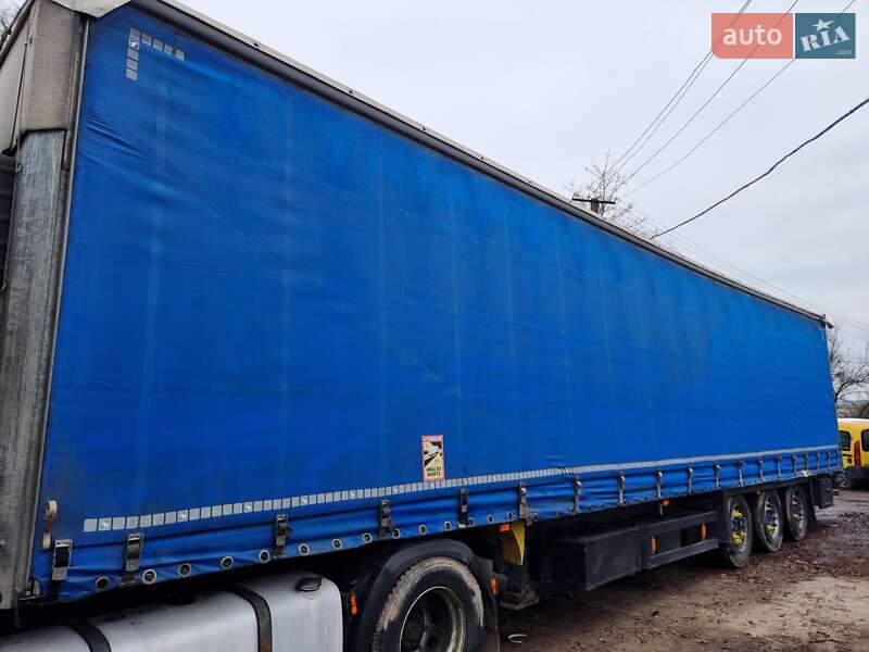 Тентований борт (штора) - напівпричіп Schmitz Cargobull SCS 24/L 2012 в Калуші