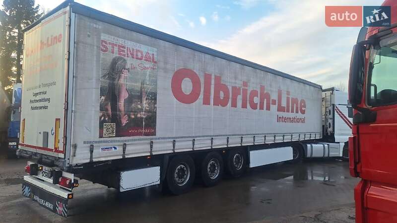 Тентований борт (штора) - напівпричіп Schmitz Cargobull SCS 24/L 2015 в Калуші