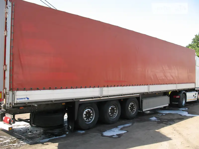 Тентованный борт (штора) - полуприцеп Schmitz Cargobull SCS 2011 в 