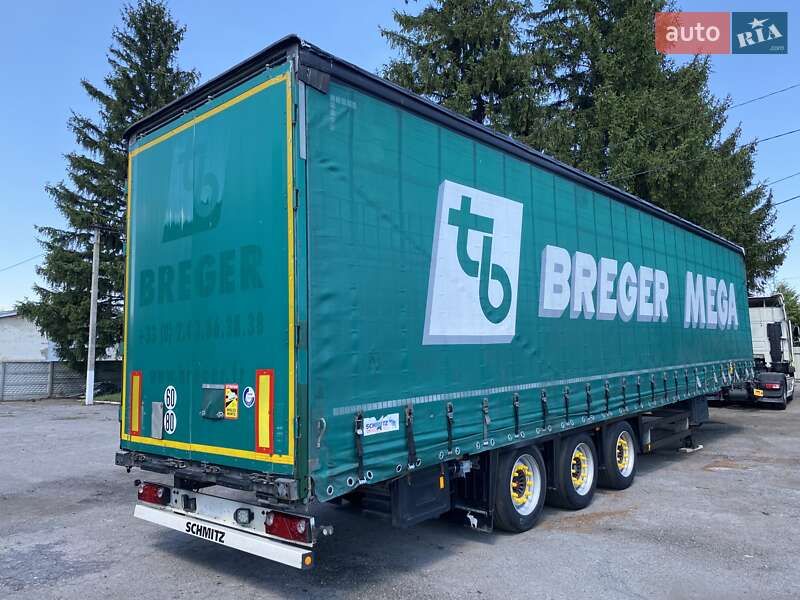 Тентований борт (штора) - напівпричіп Schmitz Cargobull SCS 2012 в 