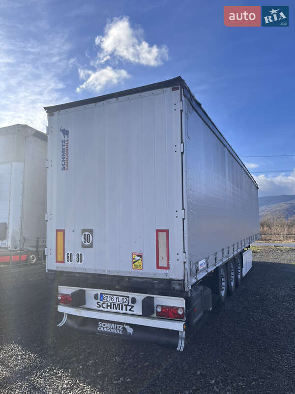 Тентованный борт (штора) - полуприцеп Schmitz Cargobull SCS 2009 в Хусте