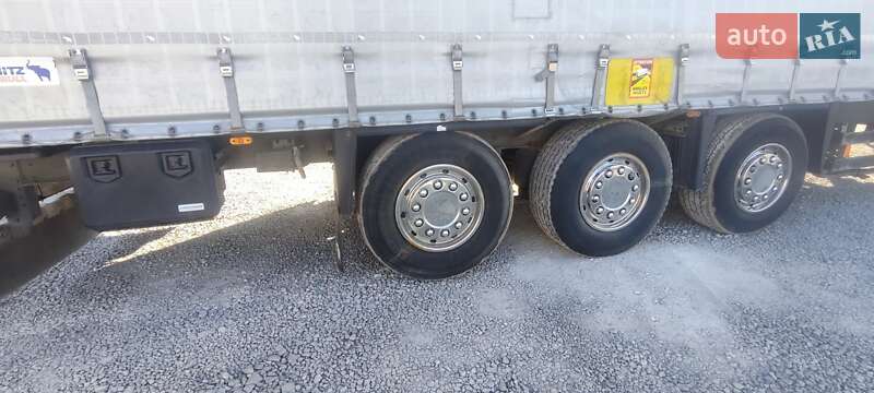 Тентований борт (штора) - напівпричіп Schmitz Cargobull SCS 2013 в Львові