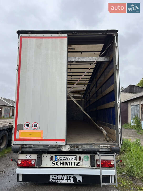 Тентований борт (штора) - напівпричіп Schmitz Cargobull SCS 2007 в Калуші