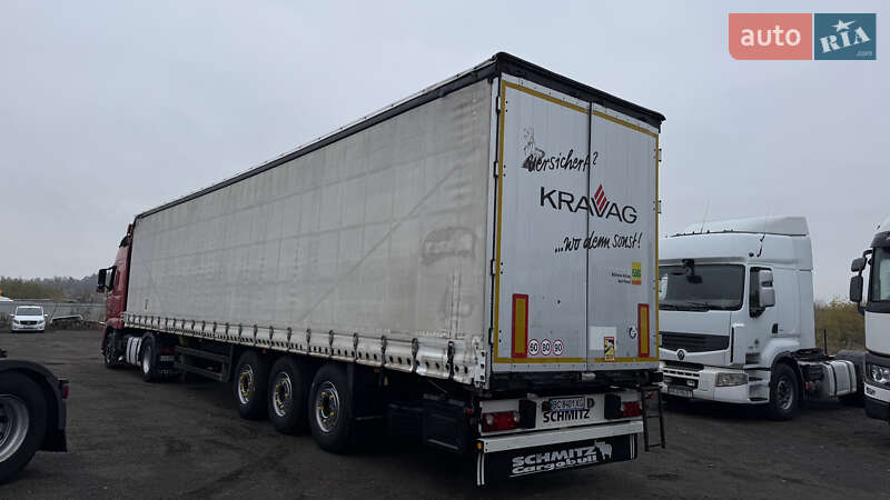 Тентований борт (штора) - напівпричіп Schmitz Cargobull SCS 2011 в Києві