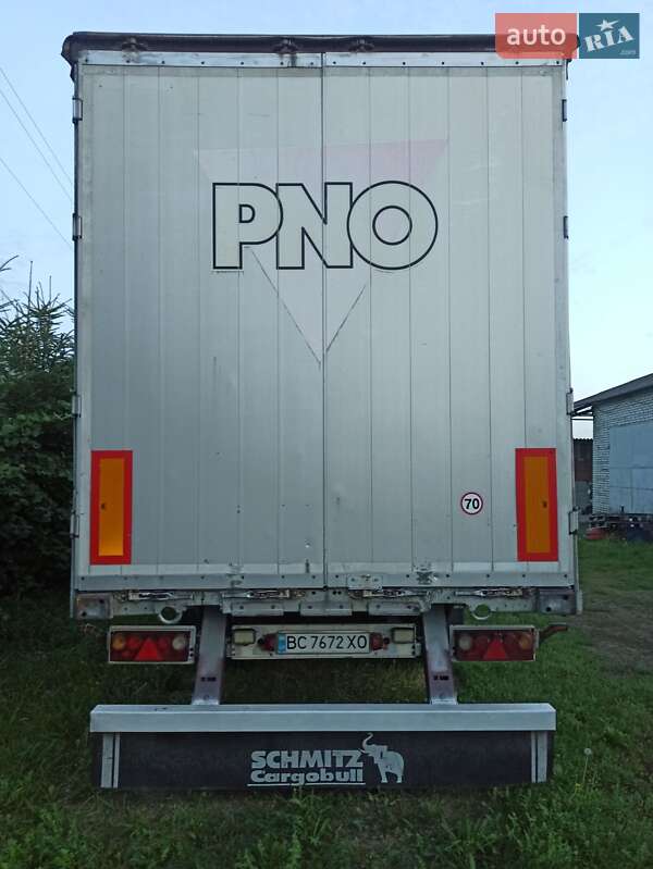 Тентований борт (штора) - напівпричіп Schmitz Cargobull SCS 2005 в Жидачові