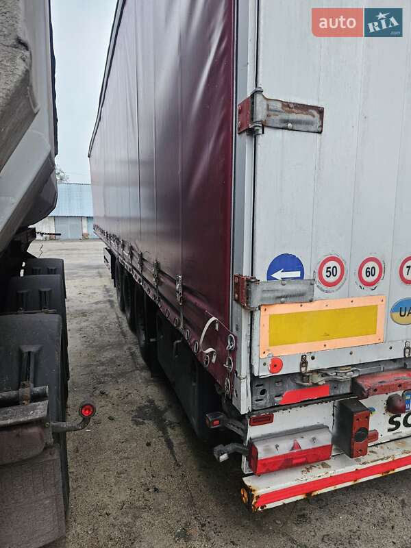 Тентованный борт (штора) - полуприцеп Schmitz Cargobull SCS 2007 в Переяславе