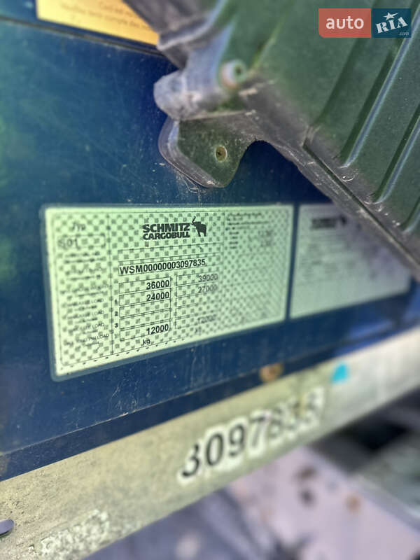 Тентований борт (штора) - напівпричіп Schmitz Cargobull SCS 2008 в Луцьку фото 9 Тентований борт (штора) - напівпричіп Schmitz Cargobull SCS 2008 в Луцьку